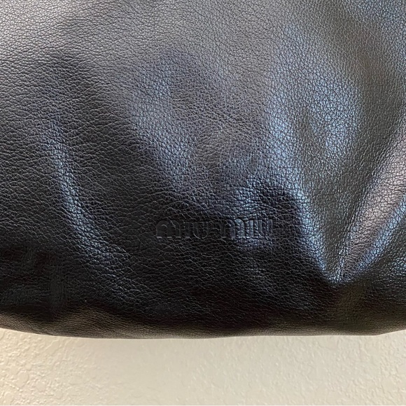 Miu Miu Shoulder bag soft leather black - Picture 5 of 14